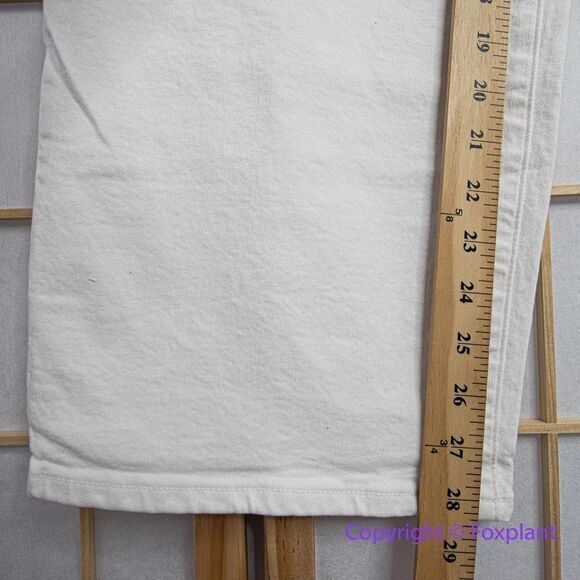 Madewell The Tall Perfect Vintage Wide-Leg Crop Jean Tile White,‎ 31 TALL - Picture 6 of 16